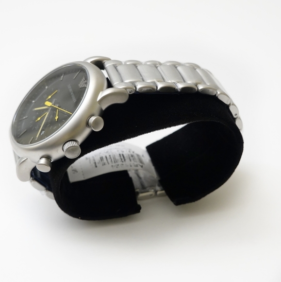 EMPORIO ARMANI CHRONOGRAPH STAINLESS STEEL WATCH - Picture 5 of 11